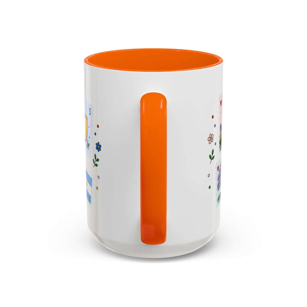 Buenos Aires Coffee Mug | Postage Stamp Collage Mug | Travel Souvenir Accent Cup 11oz 15oz