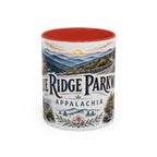 Blue Ridge Parkway Mug, Appalachia Travel Souvenir, Bucket List Gift, Accent Ceramic Coffee Mug 11oz 15oz