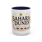 Sahara Dunes Coffee Mug | Travel Destination Souvenir Gift | Accent Color Ceramic 11oz 15oz