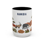 Namibia Coffee Mug | Travel Souvenir Accent Mug | Country Gift Ceramic Cup 11oz 15oz