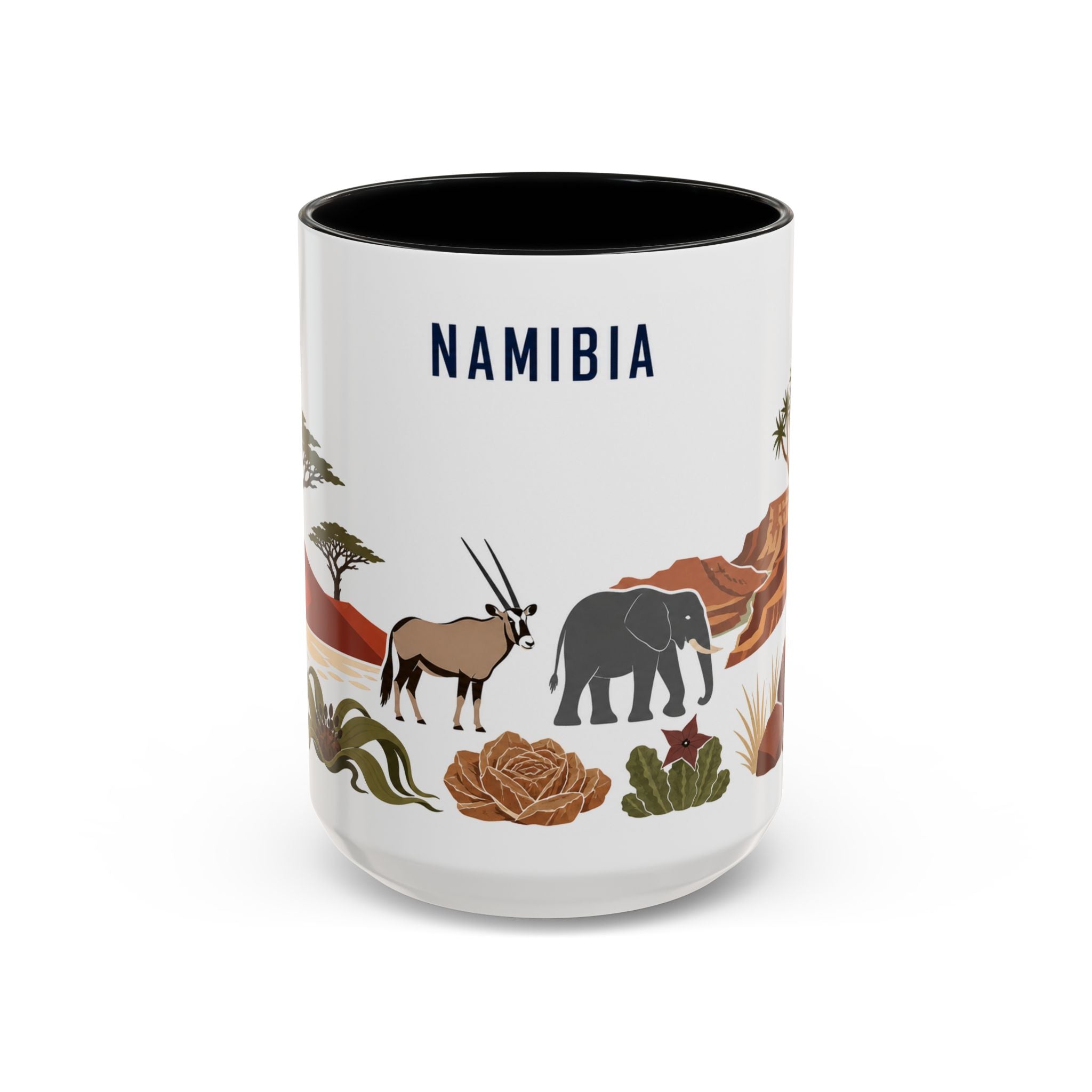 Namibia Coffee Mug | Travel Souvenir Accent Mug | Country Gift Ceramic Cup 11oz 15oz