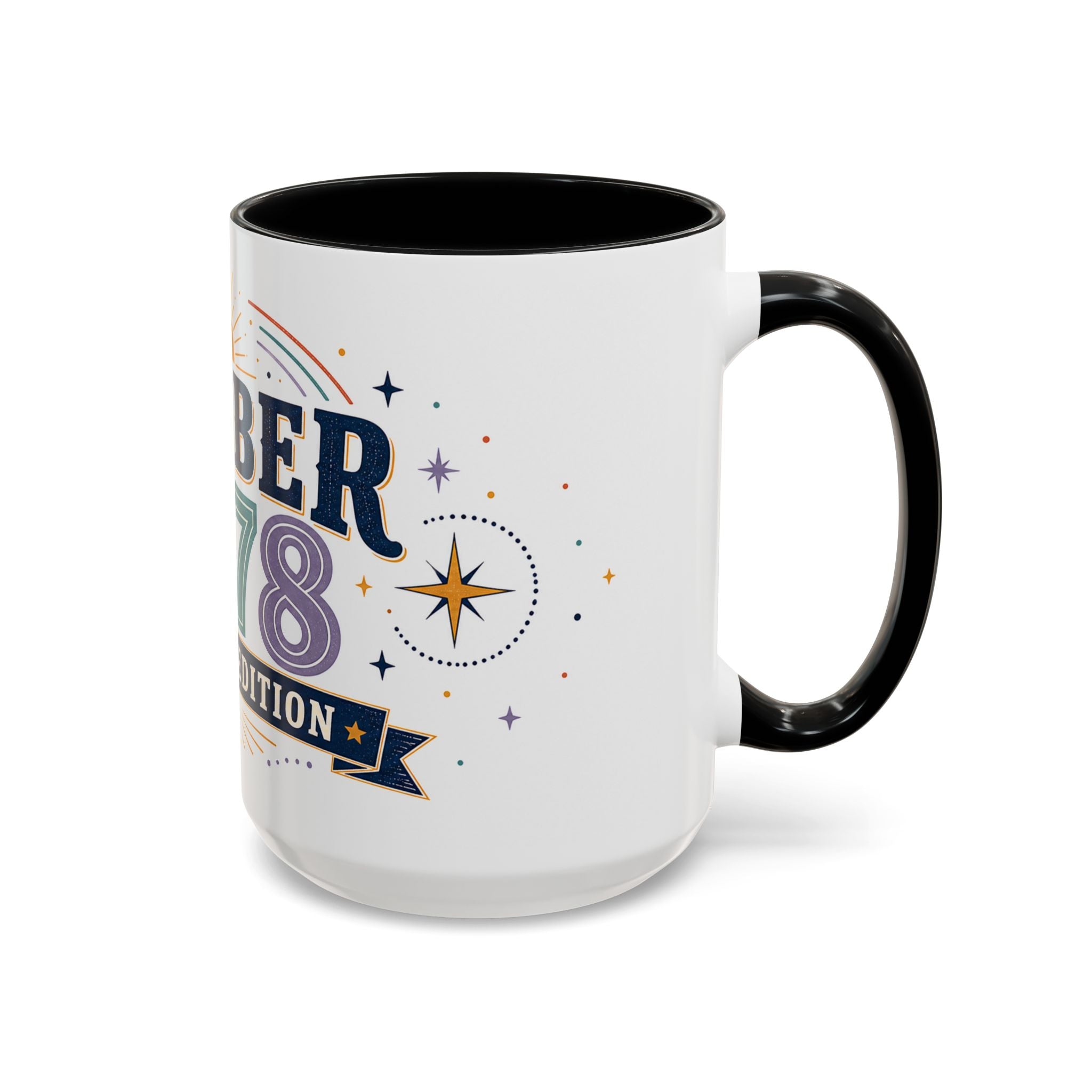 Custom Birthday Mug | Celestial Retro Design, Limited Edition (11oz or 15oz)