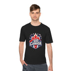 Go Canada Soccer T Shirt, Moisture Wicking Fan Tee