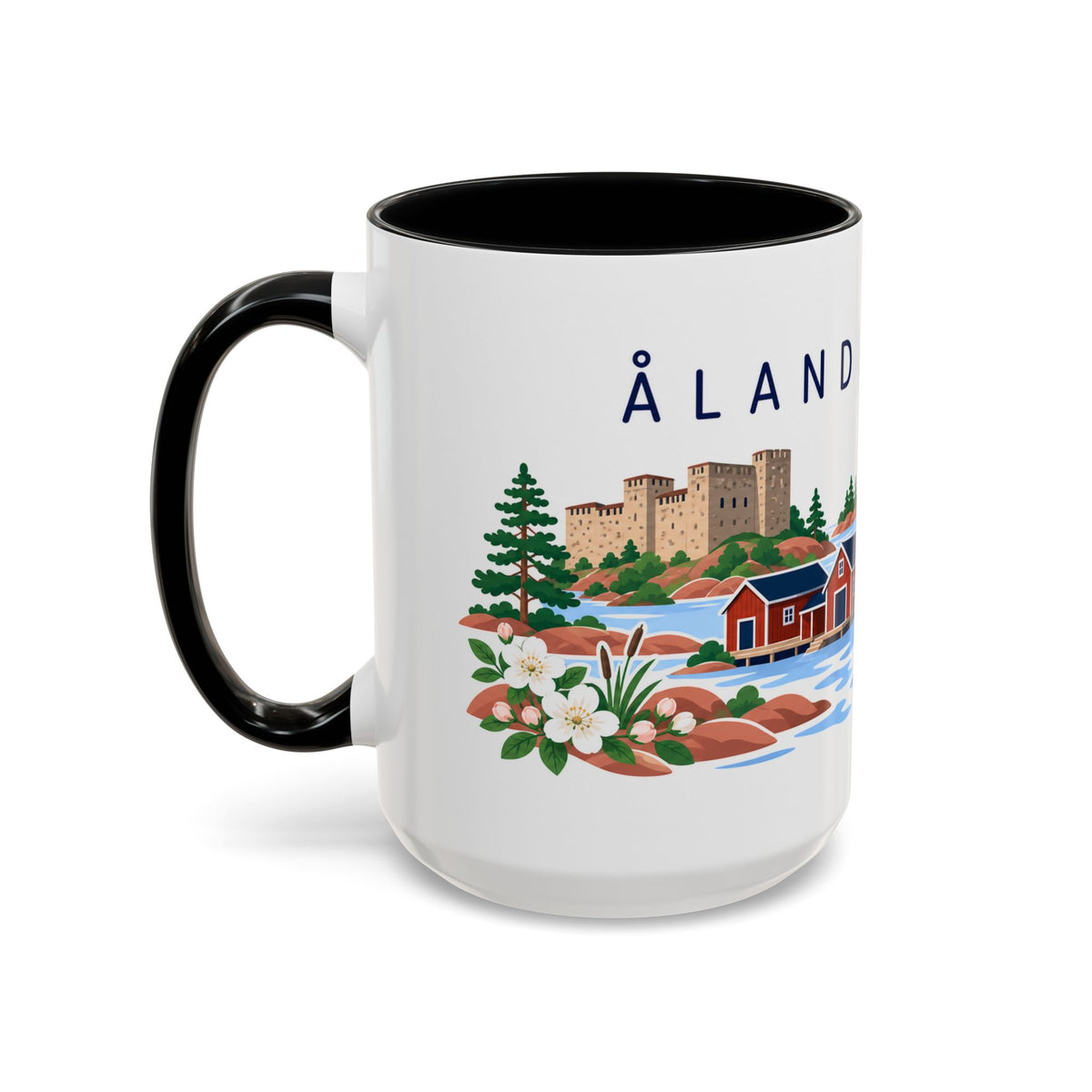 Åland Islands Coffee Mug | Travel Souvenir Accent Mug | Country Gift Ceramic Cup 11oz 15oz