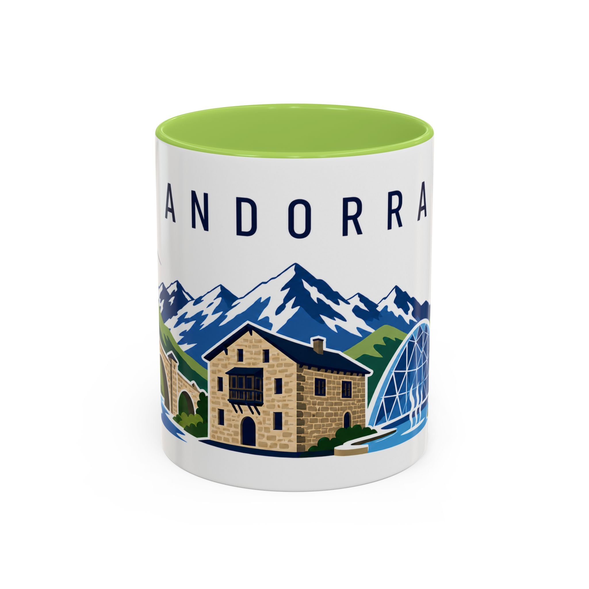 Andorra Coffee Mug | Travel Souvenir Accent Mug | Country Gift Ceramic Cup 11oz 15oz