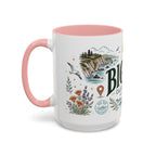 Big Sur Coffee Mug | Travel Destination Souvenir Gift | Accent Color Ceramic 11oz 15oz