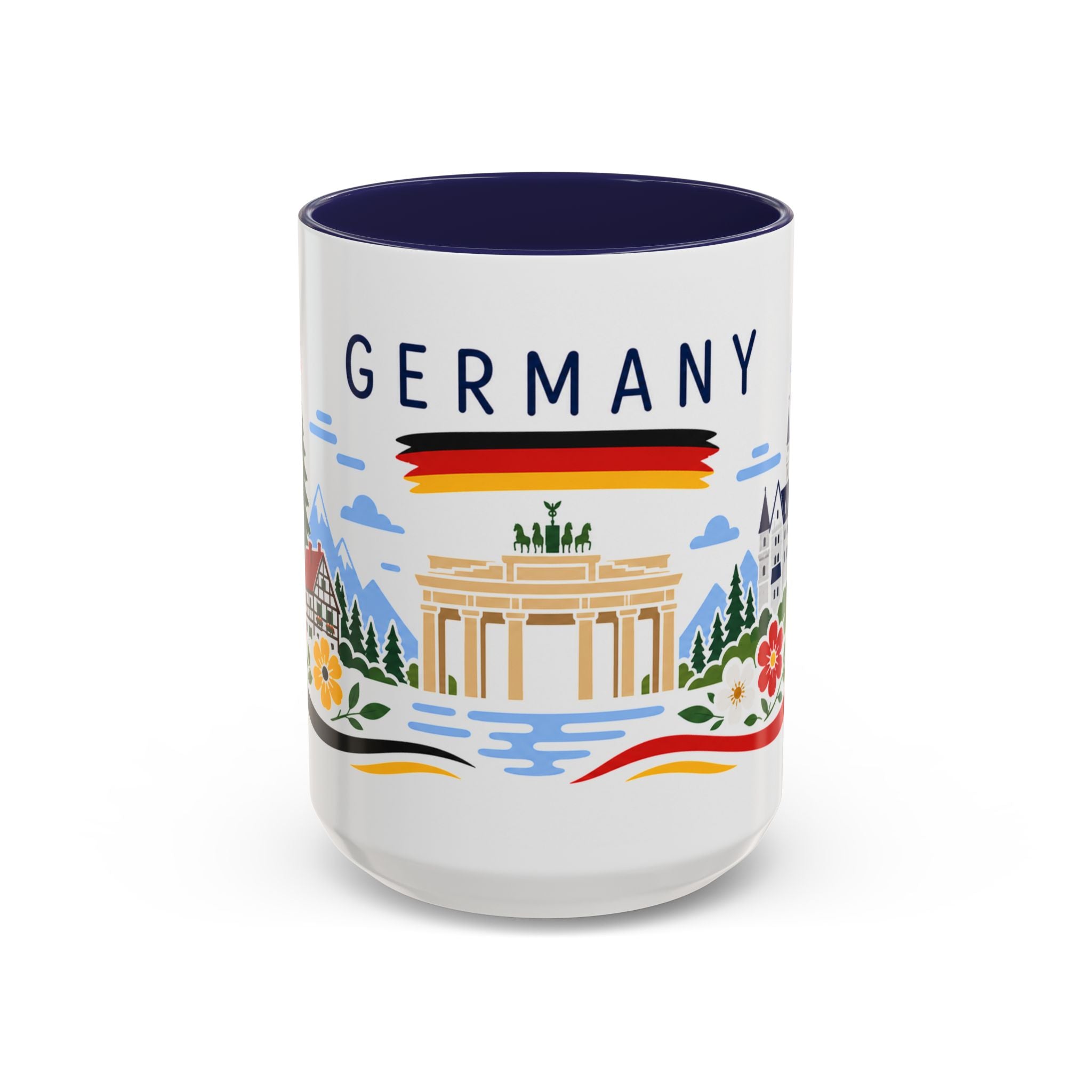 Germany Coffee Mug | Travel Souvenir Accent Mug | Country Gift Ceramic Cup 11oz 15oz