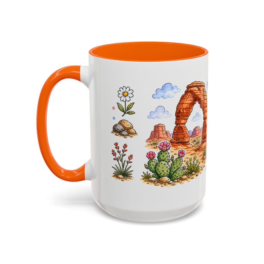 Arches National Park Mug | US Travel Souvenir Accent Coffee Mug | 11oz 15oz Ceramic Cup
