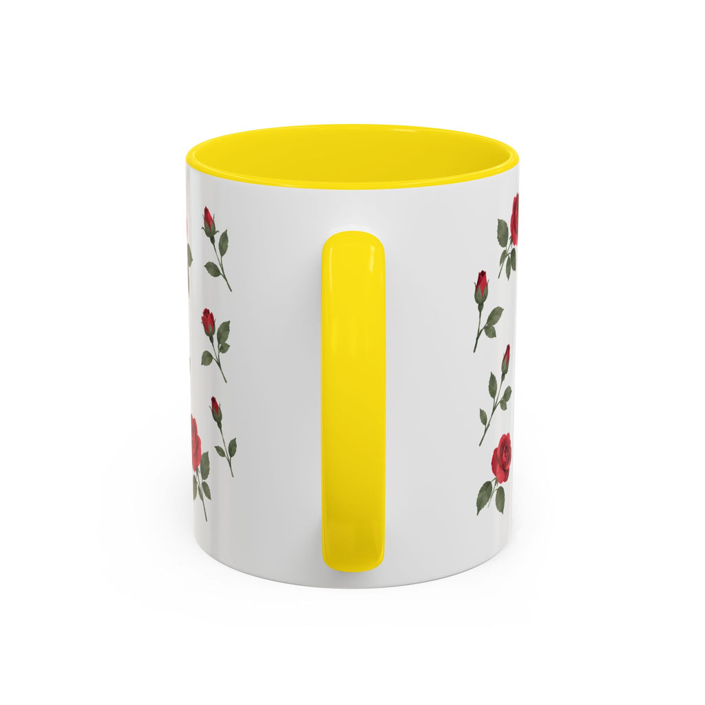 Oklahoma Oklahoma Rose Mug, State Flower Floral Coffee Cup, 11oz Botanical Gift