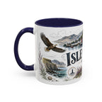 Isle of Mull Mug, Scotland Travel Souvenir, Bucket List Gift, Accent Ceramic Coffee Mug 11oz 15oz