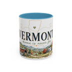 Vermont Home State Mug | Moving Away Gift | Long Distance Friendship Coffee Cup | 11oz 15oz Accent Mug
