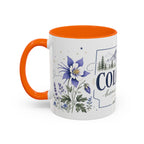 Colorado State Mug | Rocky Mountain Botanical Design | Moving Away Gift