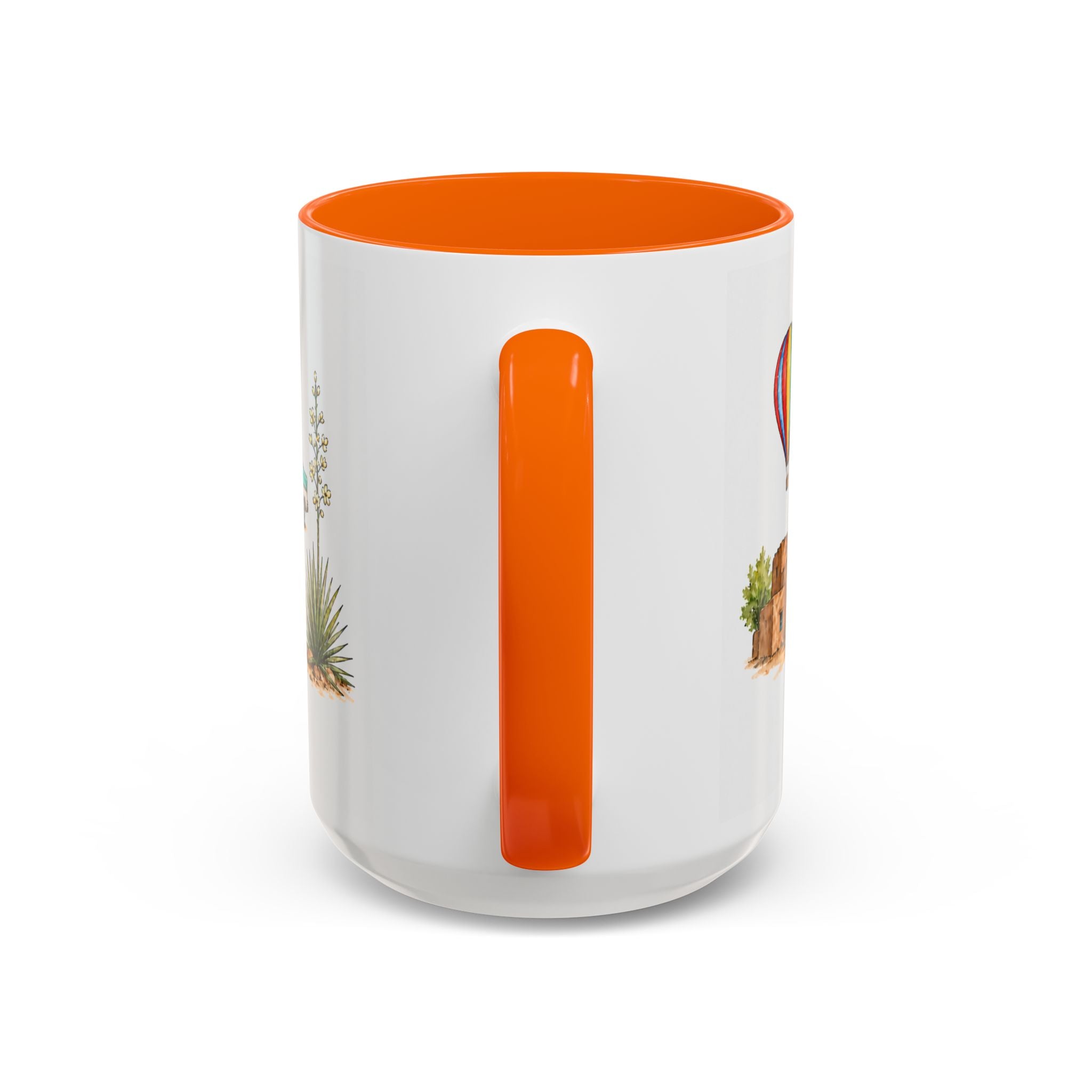 Albuquerque Illustrated Travel Mug | City Souvenir Accent Coffee Mug | 11oz 15oz Ceramic Cup