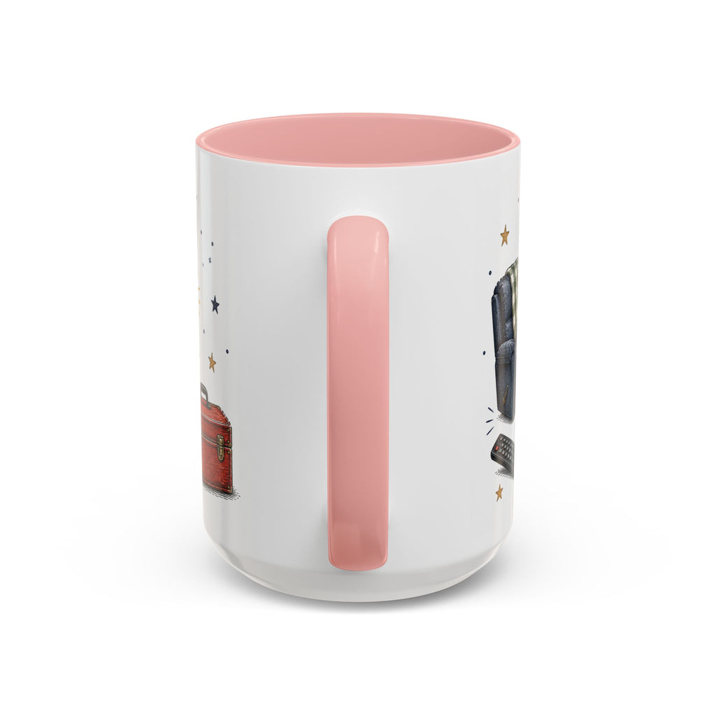 Grandpa's Jokes Are Legendary Coffee Mug | Funny Gift From Grandkids | Accent Ceramic 11oz 15oz