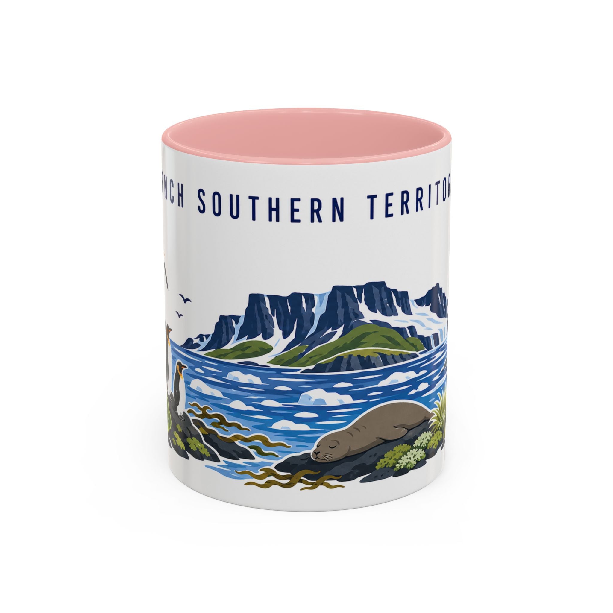 French Southern Territories Coffee Mug | Travel Souvenir Accent Mug | Country Gift Ceramic Cup 11oz 15oz