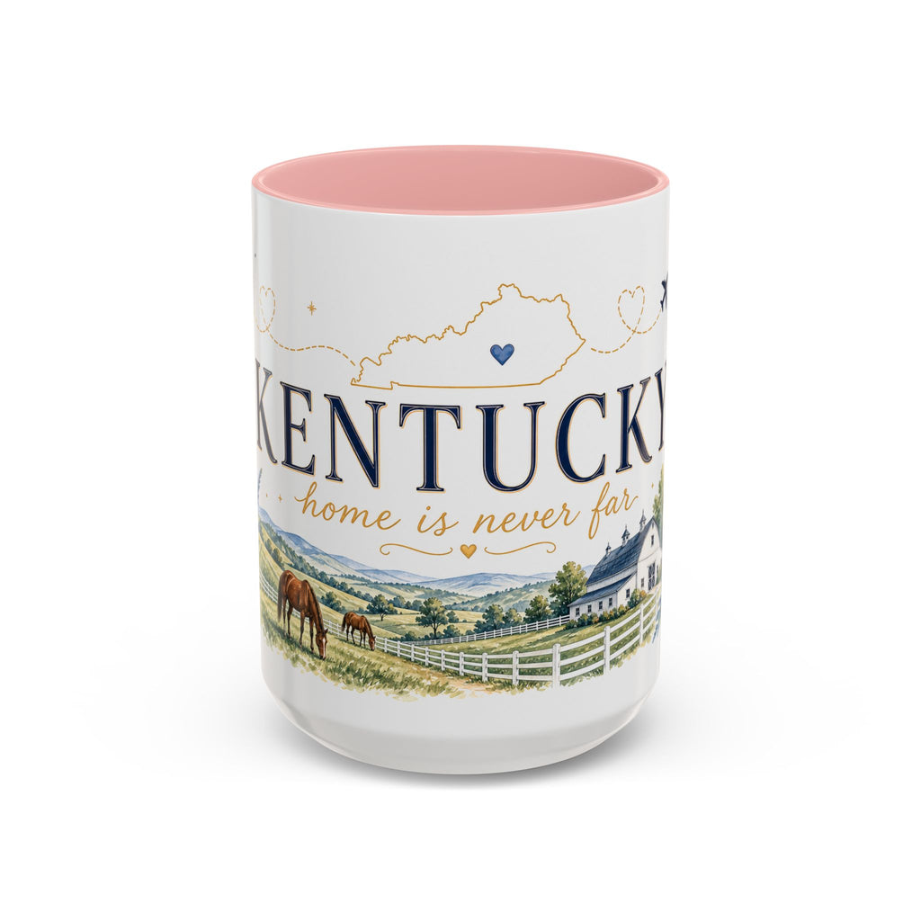 Kentucky Home State Mug | Moving Away Gift | Long Distance Friendship Coffee Cup | 11oz 15oz Accent Mug
