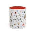 Las Vegas Christmas Mug | Watercolor City Souvenir, Travel Memories (11oz, 15oz)