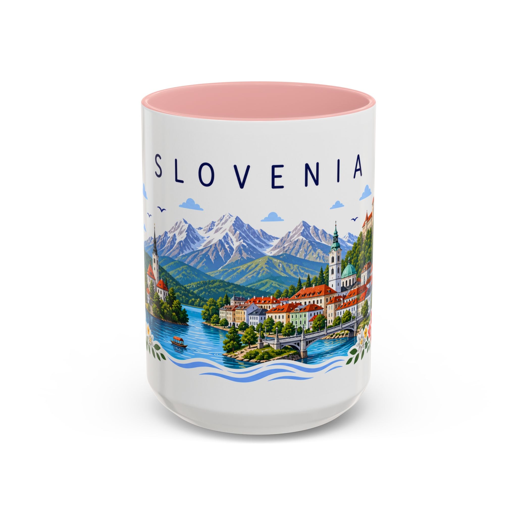 Slovenia Coffee Mug | Travel Souvenir Accent Mug | Place Gift Ceramic Cup 11oz 15oz