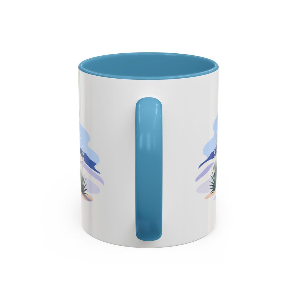 White Sands National Park Coffee Mug | Solid Color Block Park Souvenir | 11oz 15oz Accent Mug