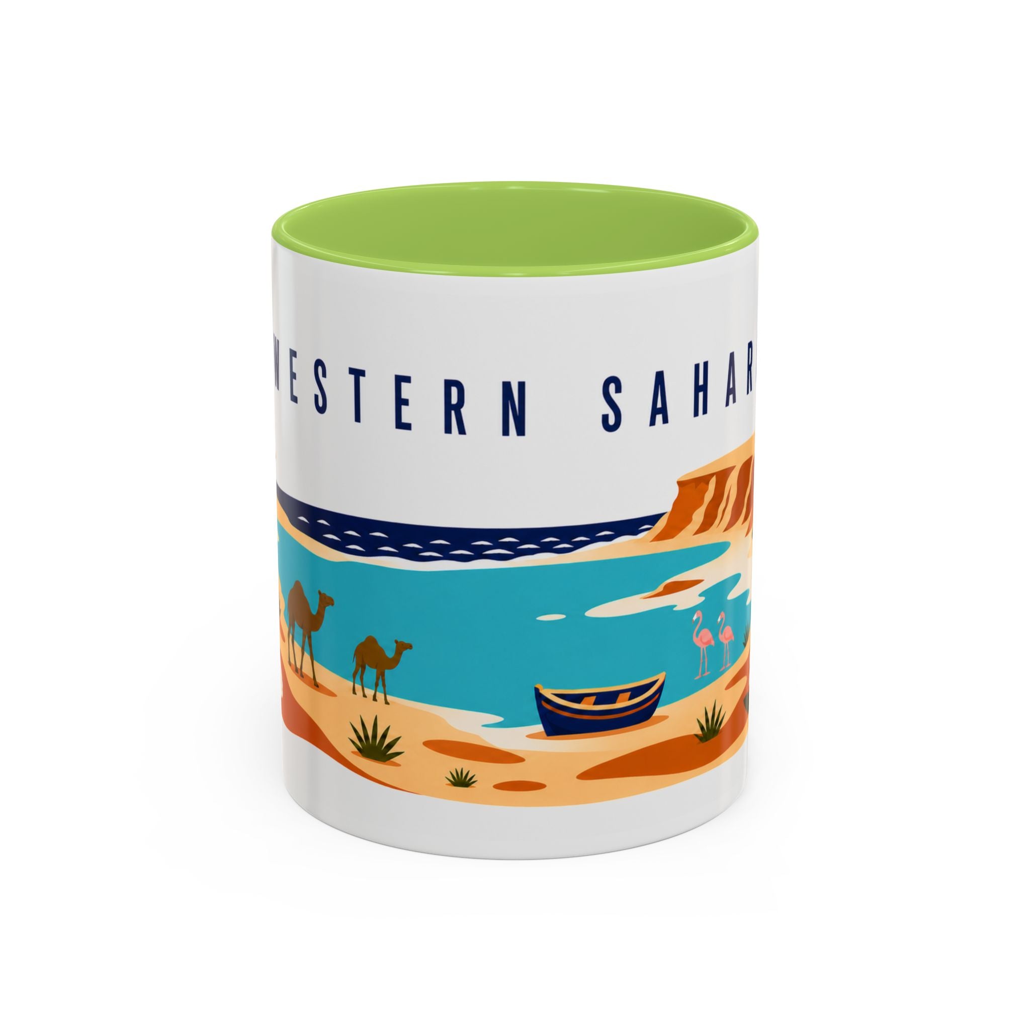 Western Sahara Coffee Mug | Travel Souvenir Accent Mug | Country Gift Ceramic Cup 11oz 15oz