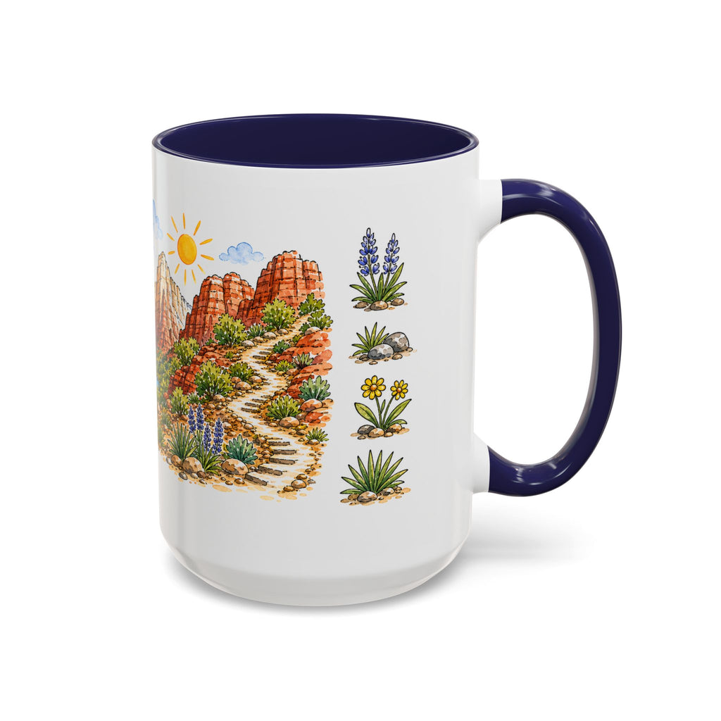 Zion National Park Mug | US Travel Souvenir Accent Coffee Mug | 11oz 15oz Ceramic Cup
