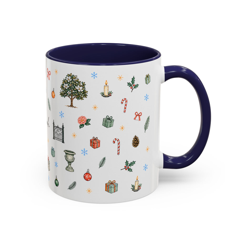 Savannah Christmas Mug | Watercolor City Souvenir, Travel Memories Cup