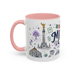 Mexico City Coffee Mug | Mexico Souvenir Travel Gift | Accent Color Ceramic 11oz 15oz