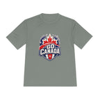 Go Canada Soccer T Shirt, Moisture Wicking Fan Tee
