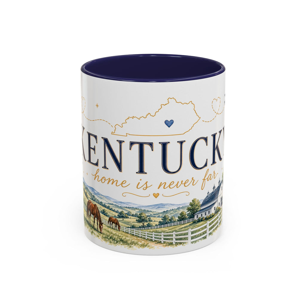 Kentucky Home State Mug | Moving Away Gift | Long Distance Friendship Coffee Cup | 11oz 15oz Accent Mug