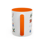 Woodland Christmas Mug | Deer Bird Watercolor Holiday Gift | Accent Cup 11oz 15oz