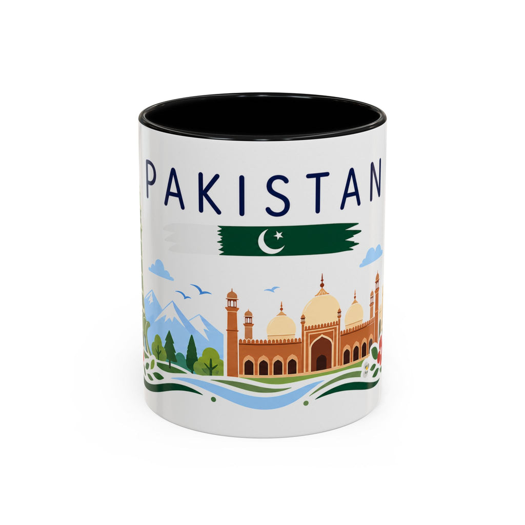 Pakistan Coffee Mug | Travel Souvenir Accent Mug | Country Gift Ceramic Cup 11oz 15oz