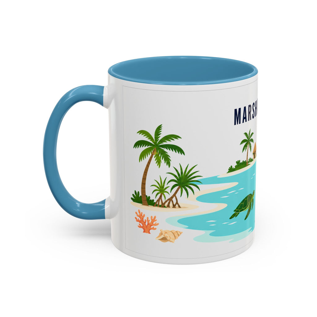 Marshall Islands Coffee Mug | Travel Souvenir Accent Mug | Country Gift Ceramic Cup 11oz 15oz