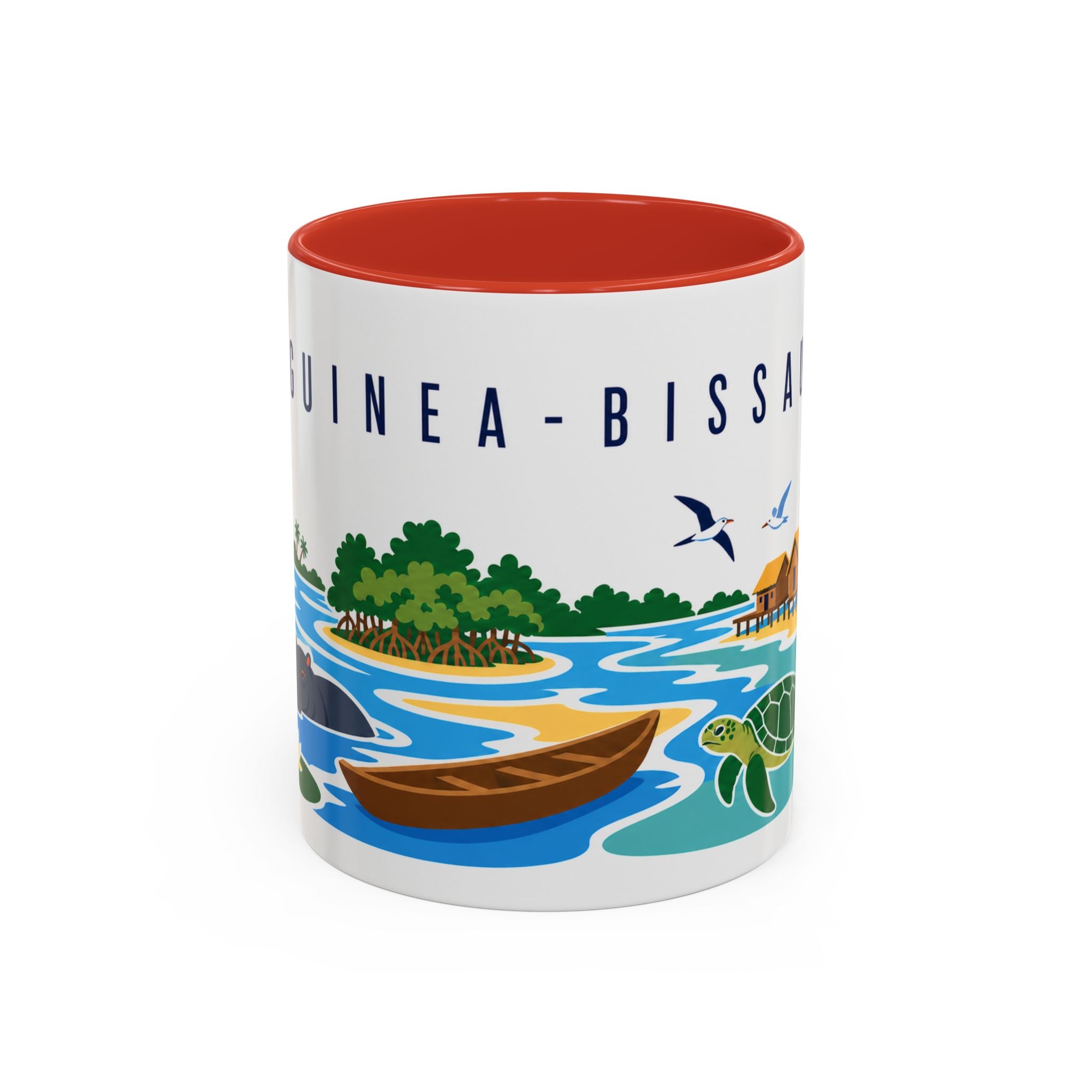 Guinea-Bissau Coffee Mug | Travel Souvenir Accent Mug | Country Gift Ceramic Cup 11oz 15oz