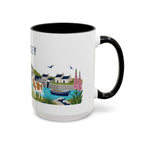 Guernsey Coffee Mug | Travel Souvenir Accent Mug | Country Gift Ceramic Cup 11oz 15oz