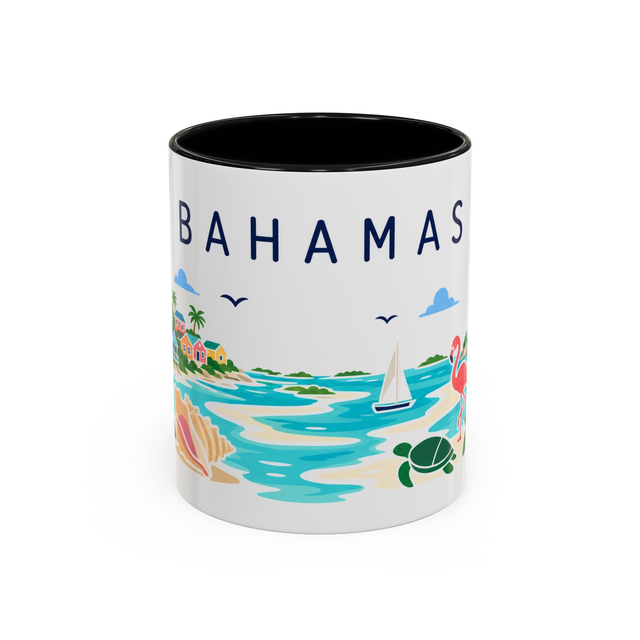 Bahamas Coffee Mug | Travel Souvenir Accent Mug | Country Gift Ceramic Cup 11oz 15oz