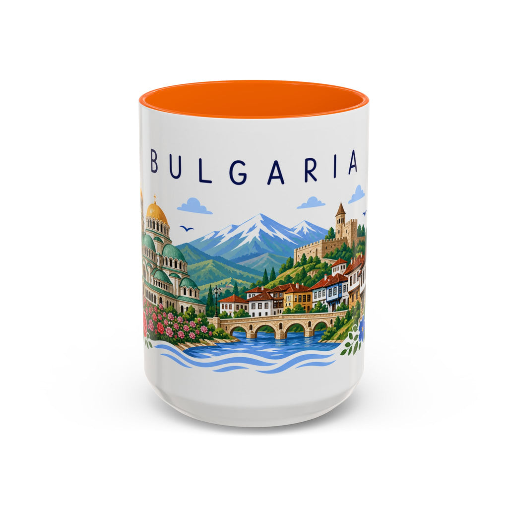 Bulgaria Coffee Mug | Travel Souvenir Accent Mug | Place Gift Ceramic Cup 11oz 15oz