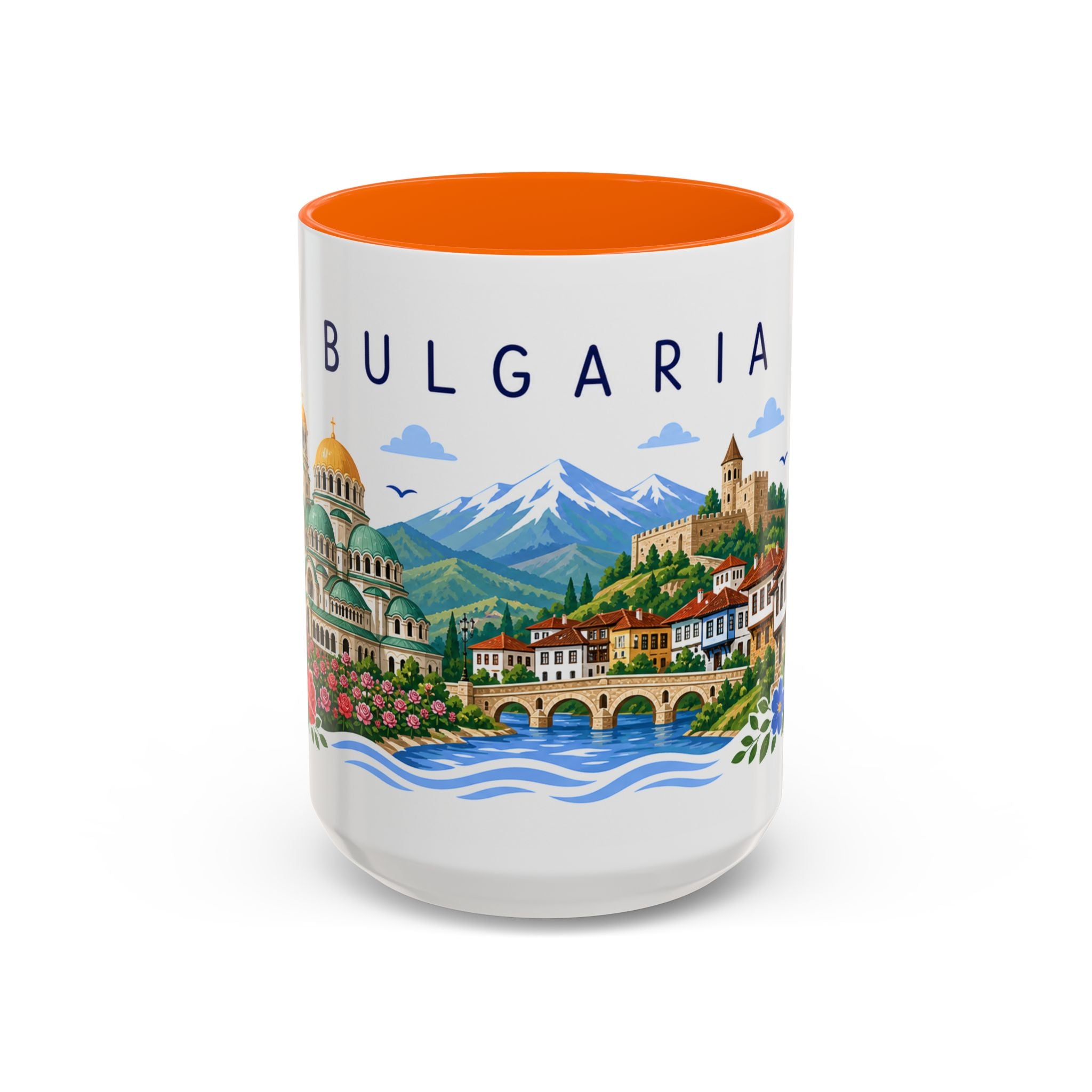 Bulgaria Coffee Mug | Travel Souvenir Accent Mug | Place Gift Ceramic Cup 11oz 15oz