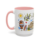 Athens Travel Mug | European City Souvenir Accent Coffee Mug | 11oz 15oz Ceramic Cup