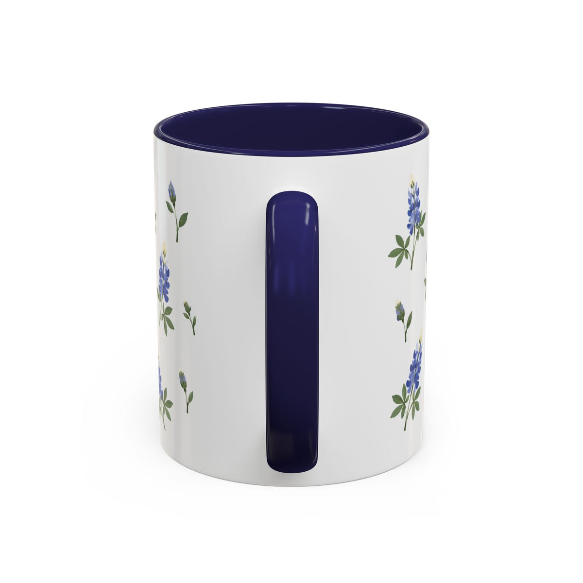 Texas Bluebonnet Mug, State Flower Floral Coffee Cup, 11oz Botanical Gift
