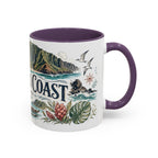 Na Pali Coast Mug, Hawaii Travel Souvenir, Bucket List Gift, Accent Ceramic Coffee Mug 11oz 15oz