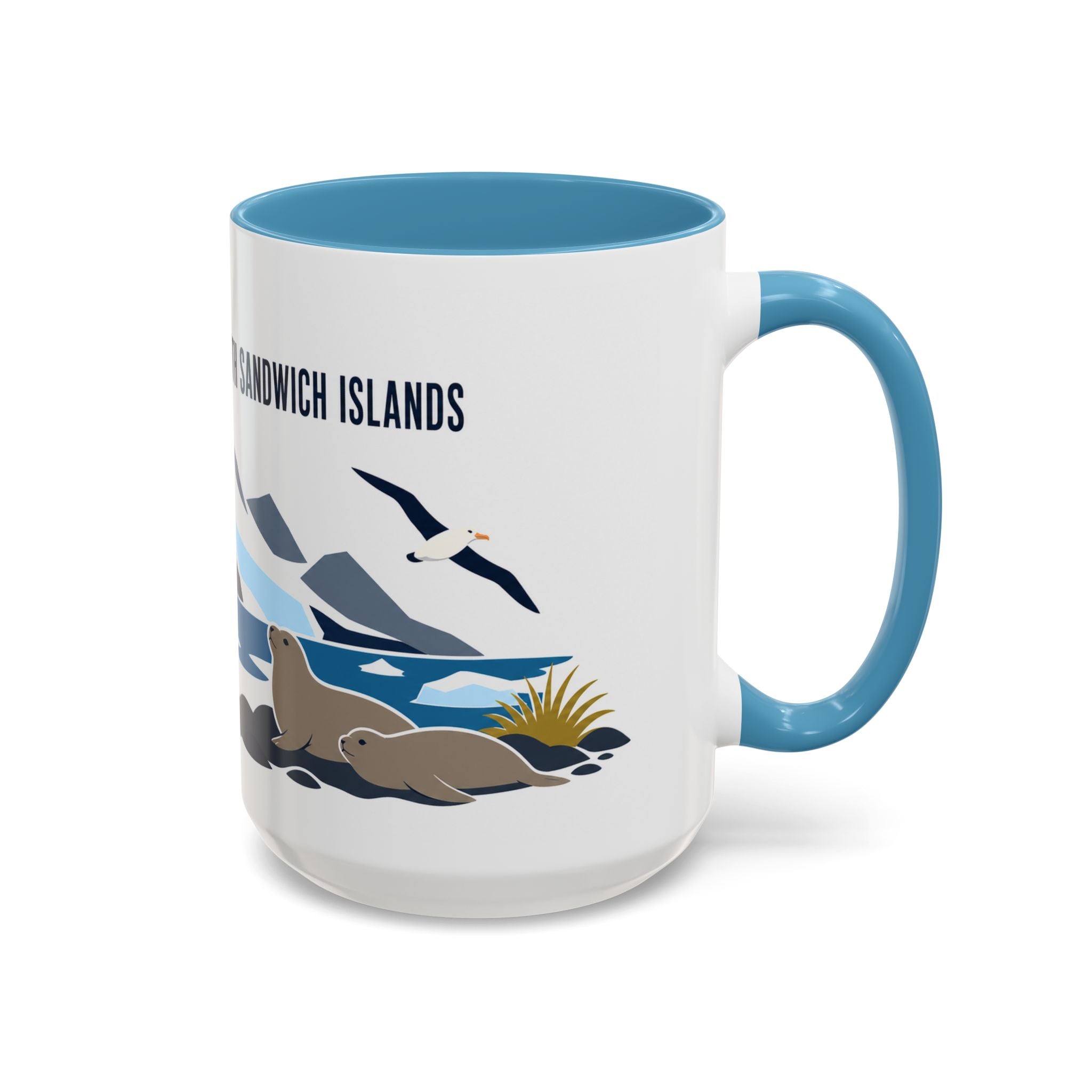 South Georgia and South Sandwich Islands Coffee Mug | Travel Souvenir Accent Mug | Country Gift Ceramic Cup 11oz 15oz