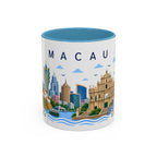 Macau Coffee Mug | Travel Souvenir Accent Mug | Place Gift Ceramic Cup 11oz 15oz