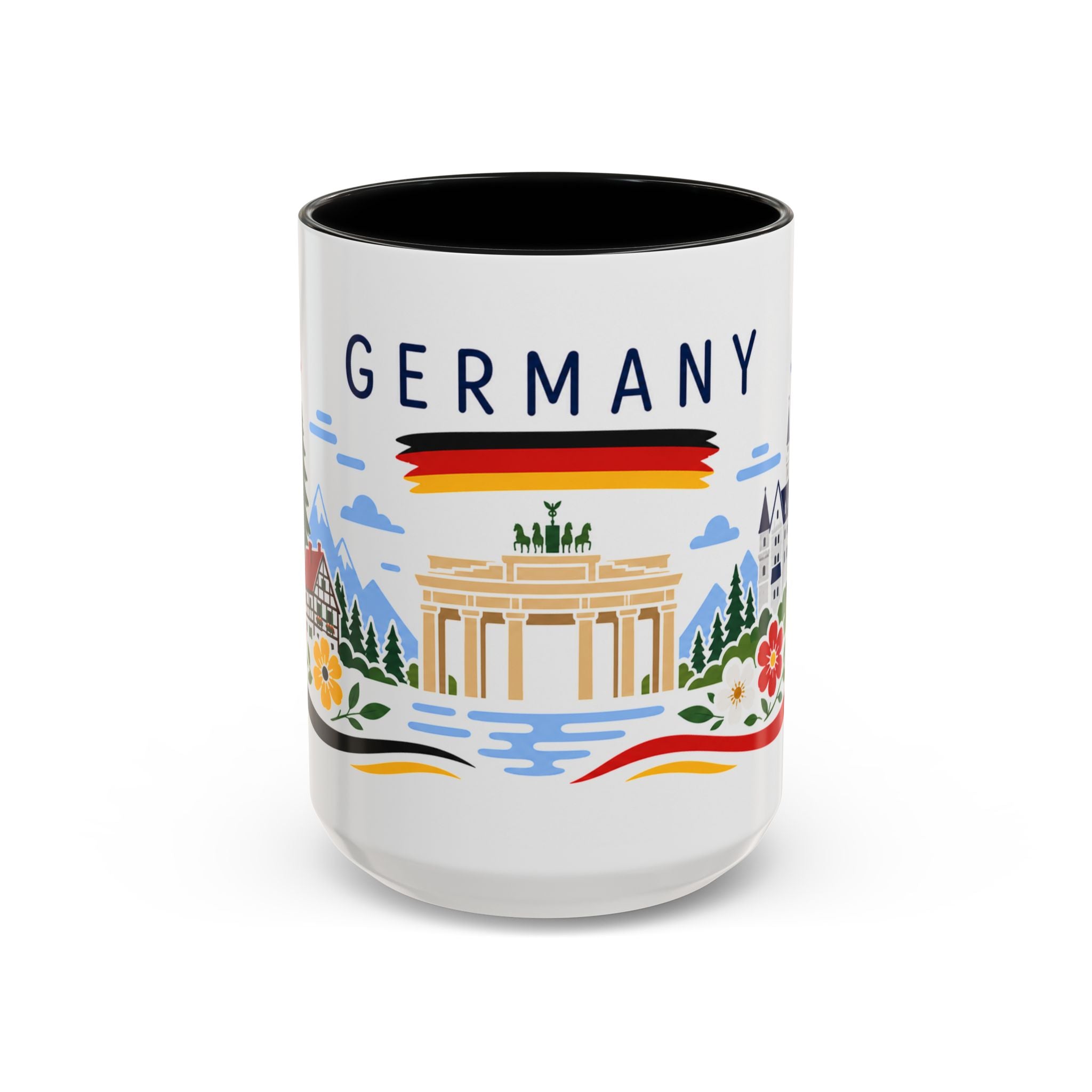 Germany Coffee Mug | Travel Souvenir Accent Mug | Country Gift Ceramic Cup 11oz 15oz