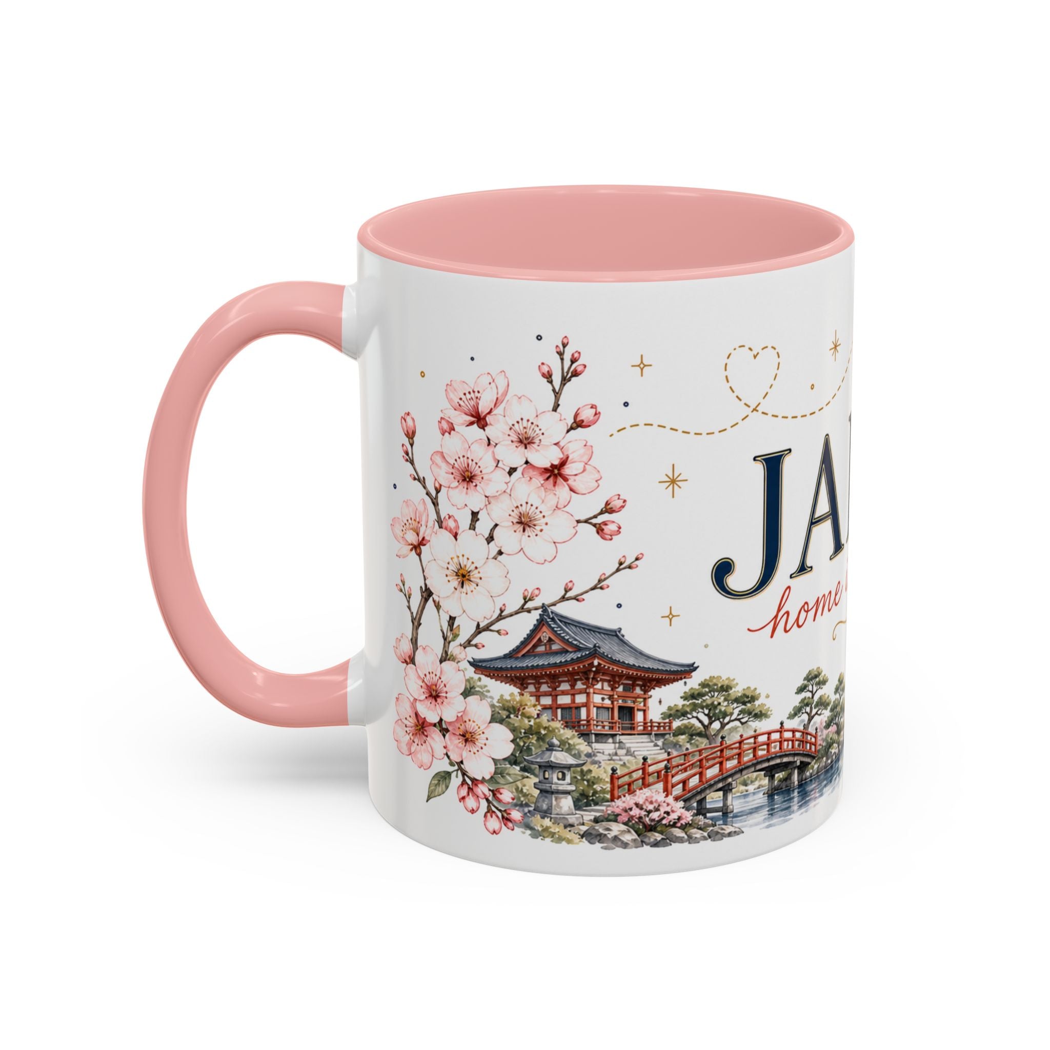 Japan Home Country Mug | Moving Away Gift | Long Distance Friendship | 11 oz 15 oz Accent Mug