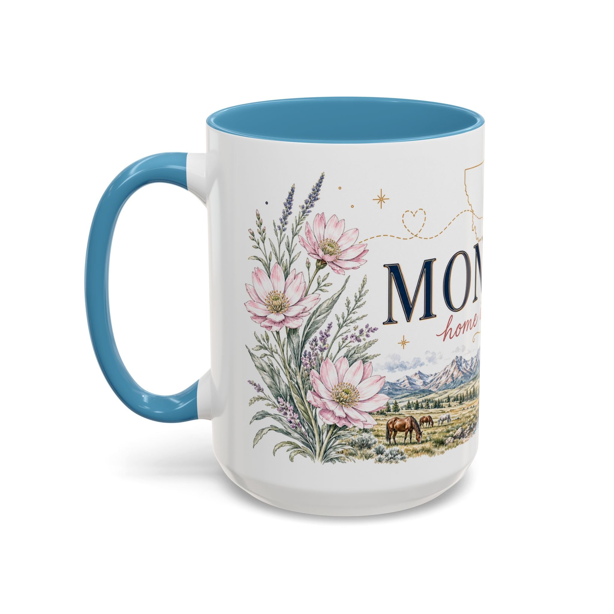 Montana Home State Mug | Moving Away, Long Distance Friendship Gift (11oz 15oz)