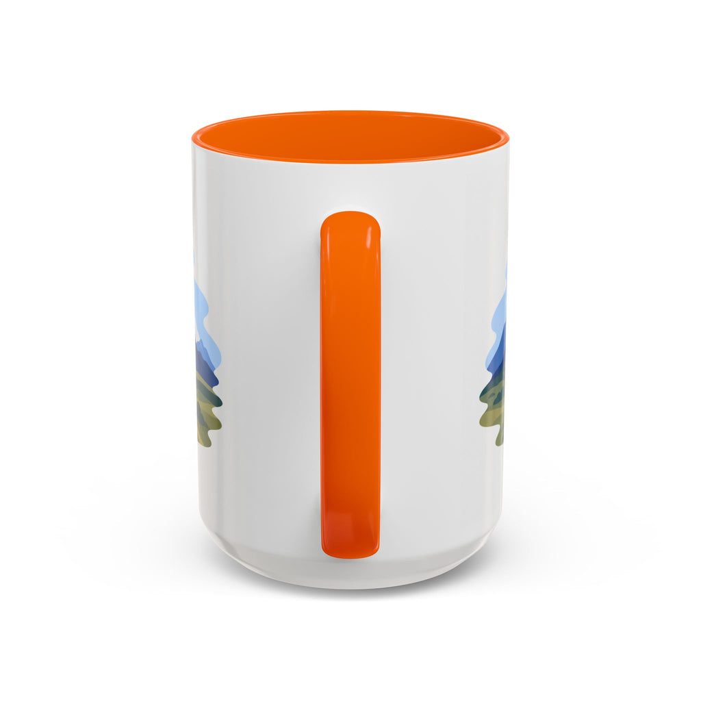 Wrangell-St. Elias National Park Coffee Mug | Solid Color Block Park Souvenir | 11oz 15oz Accent Mug