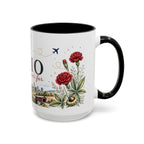 Ohio State Map Mug | Botanical Travel Sketch, Homesick Gift, Long Distance Friendship