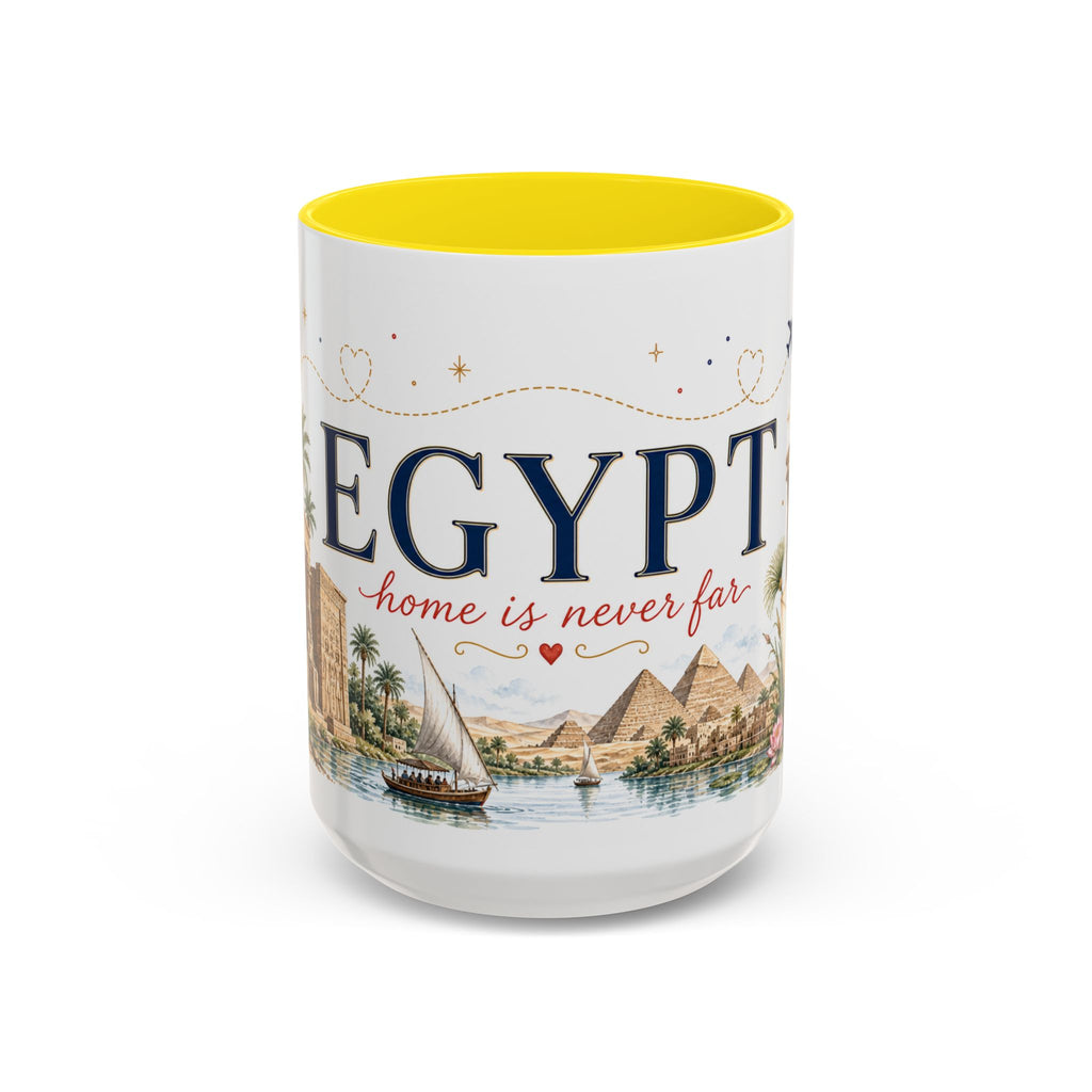 Egypt Home Country Mug | Moving Away Gift | Long Distance Friendship | 11 oz 15 oz Accent Mug
