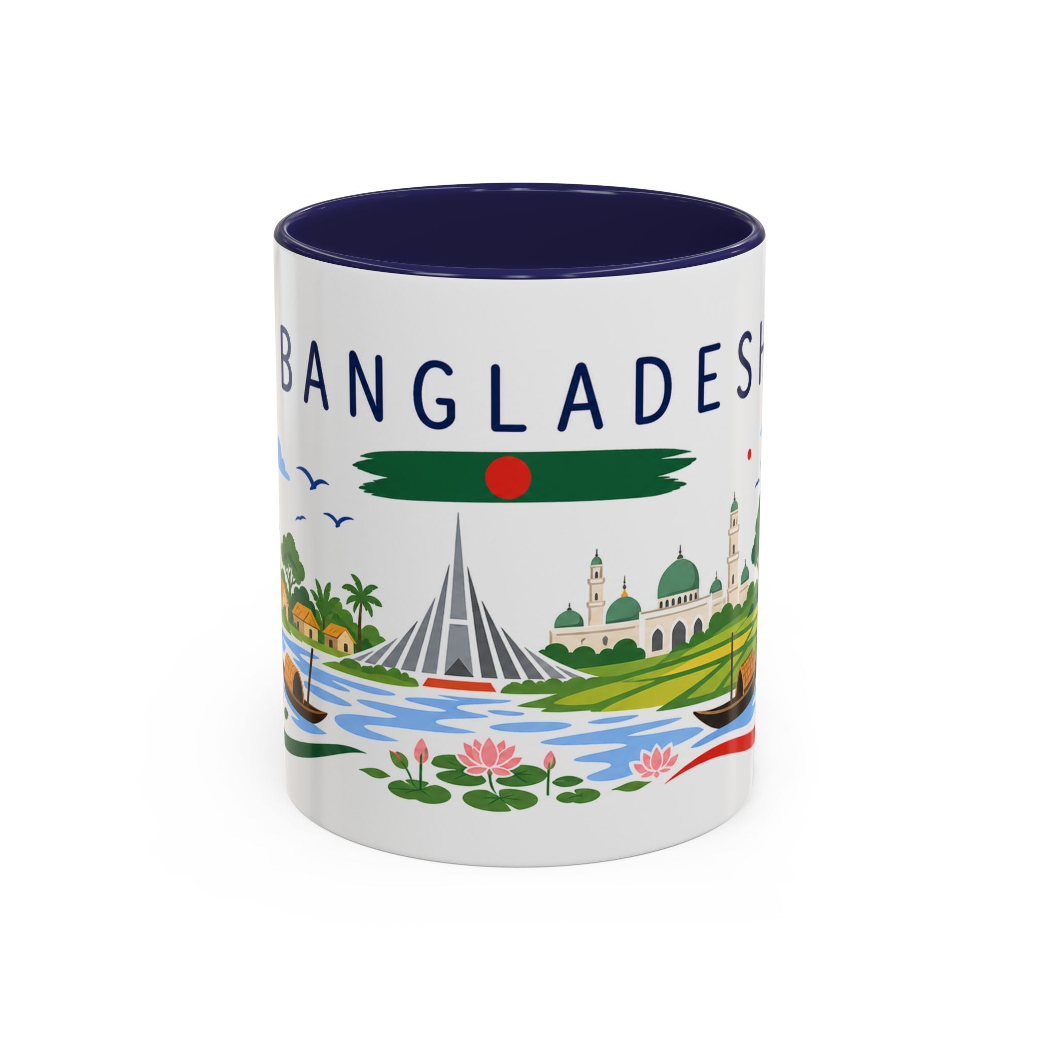Bangladesh Coffee Mug | Travel Souvenir Accent Mug | Country Gift Ceramic Cup 11oz 15oz