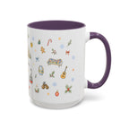 Barcelona Christmas Mug | Watercolor City Souvenir, Ceramic Coffee Cup (11oz/15oz)